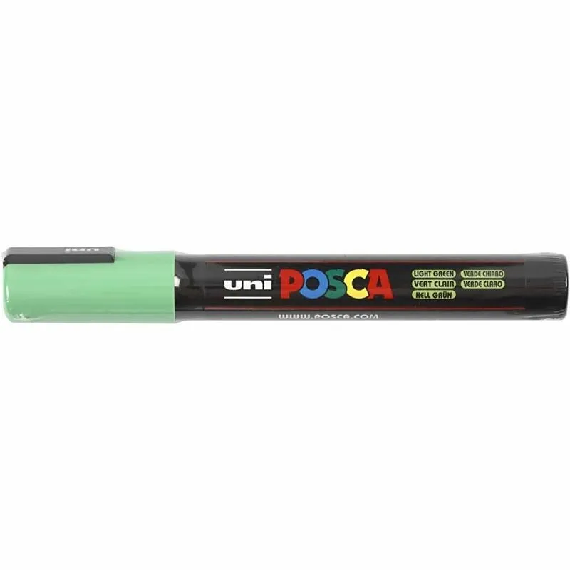 Posca Marker , Nr. PC-5M, Strichstärke 2,5 mm, Medium, Hellgrün, 1 Stk