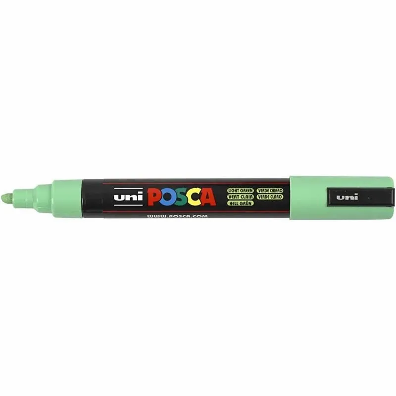 Posca Marker , Nr. PC-5M, Strichstärke 2,5 mm, Medium, Hellgrün, 1 Stk