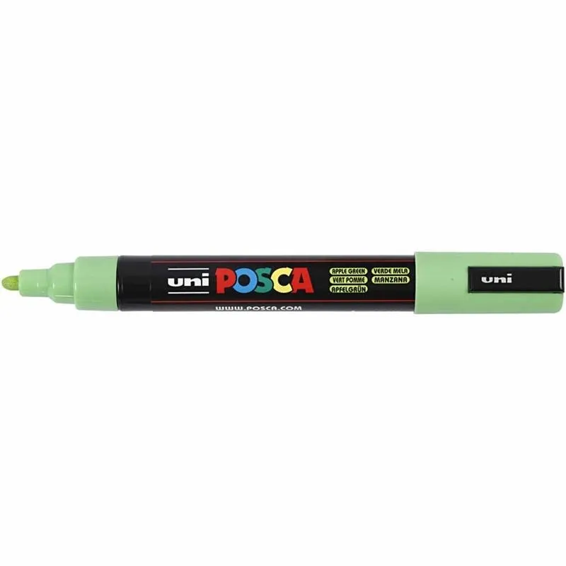 Posca Marker , Nr. PC-5M, Strichstärke 2,5 mm, Medium, Apple Green, 1 Stk
