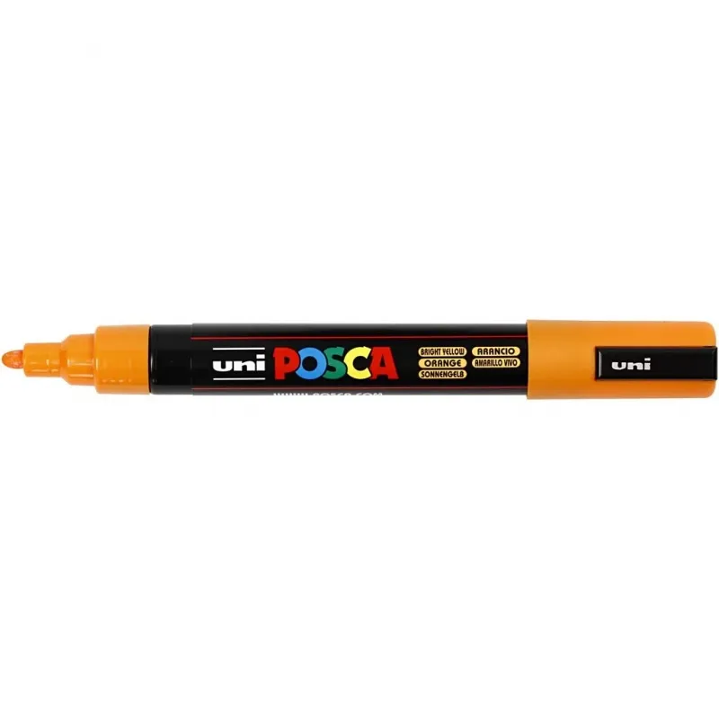Posca Marker , Nr. PC-5M, Strichstärke 2,5 mm, Medium, Orange, 1 Stk