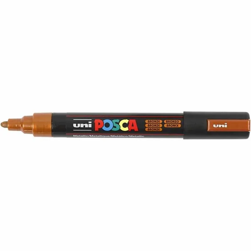 Posca Marker , Nr. PC-5M, Strichstärke 2,5 mm, Medium, Bronze, 1 Stk