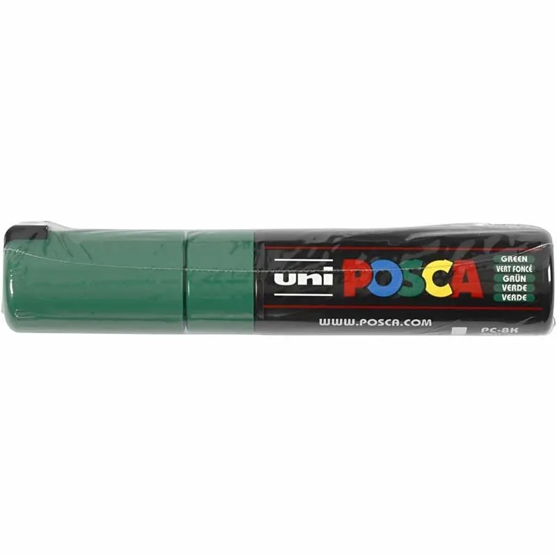 Posca Marker , Nr. PC-8K, Strichstärke 8 mm, breit, Grün, 1 Stk