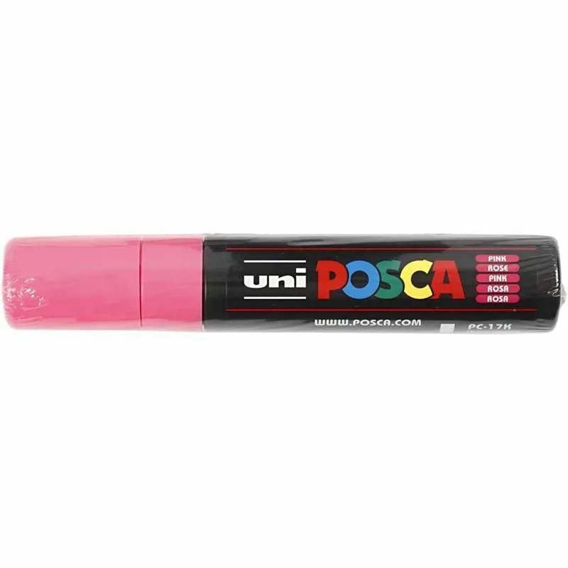 Posca Marker , Nr. PC-17K, Strichstärke 15 mm, extrabreit, Pink, 1 Stk