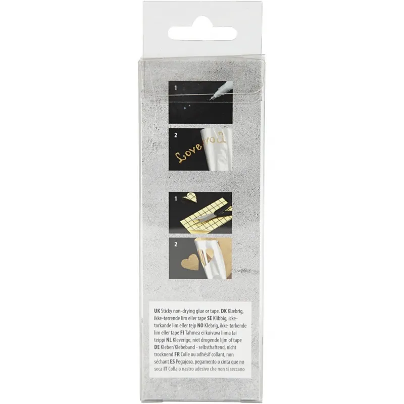 Dekofolie, B 15,5 cm, Dicke 0,02 mm, Rosa gold, 50 cm/ 1 Rolle
