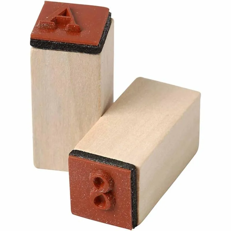 Stempel, Größe 13x13 mm, ca. 8 mm, 42 sort./ 1 Pck