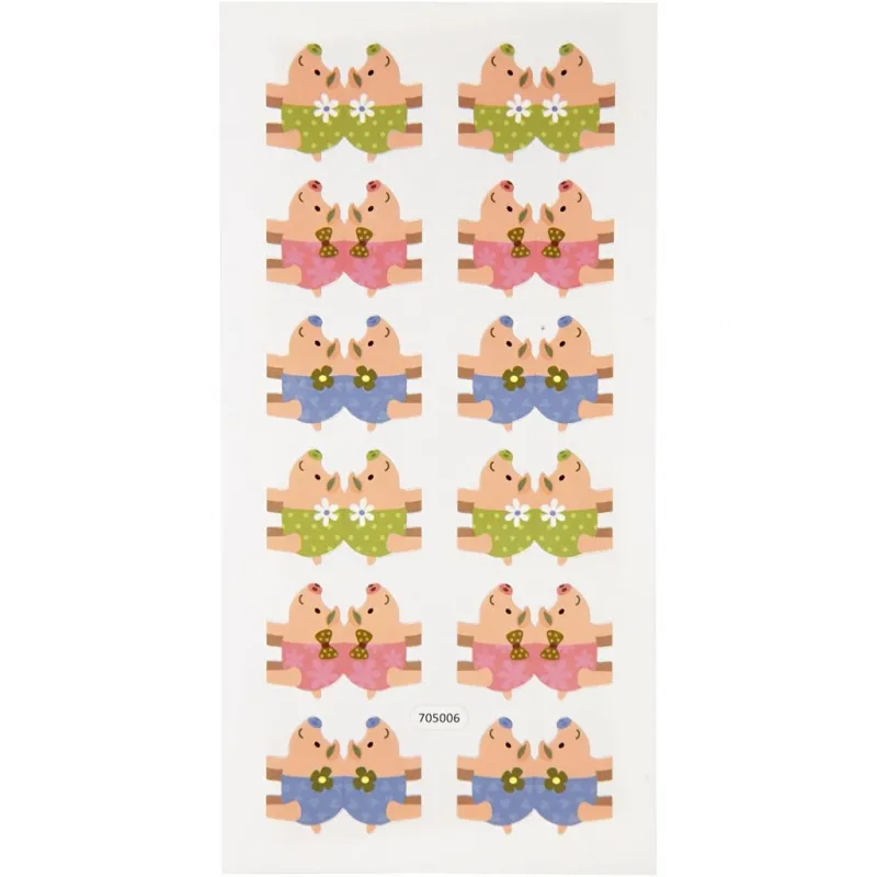 Index Sticker, Blatt 7,5x15 cm, 10 Pck/ 1 Pck