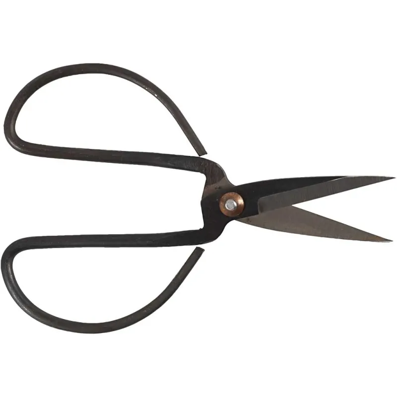 Altmodische Bastelschere, L 15 cm, B 8 cm, 1 Stk