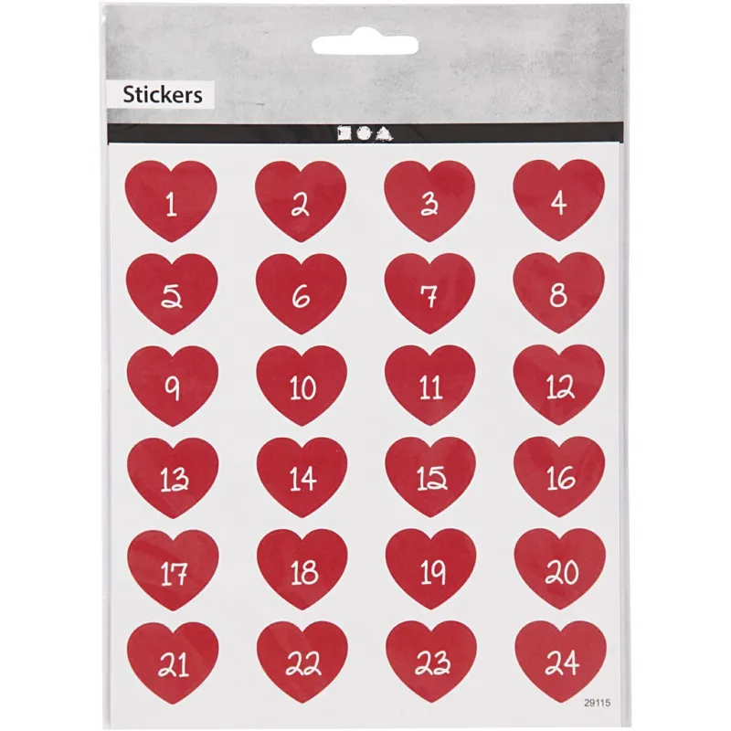 Sticker, Blatt 15x16,5 cm, 1 Bl.