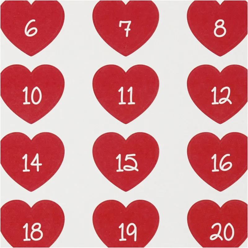 Sticker, Blatt 15x16,5 cm, 1 Bl.