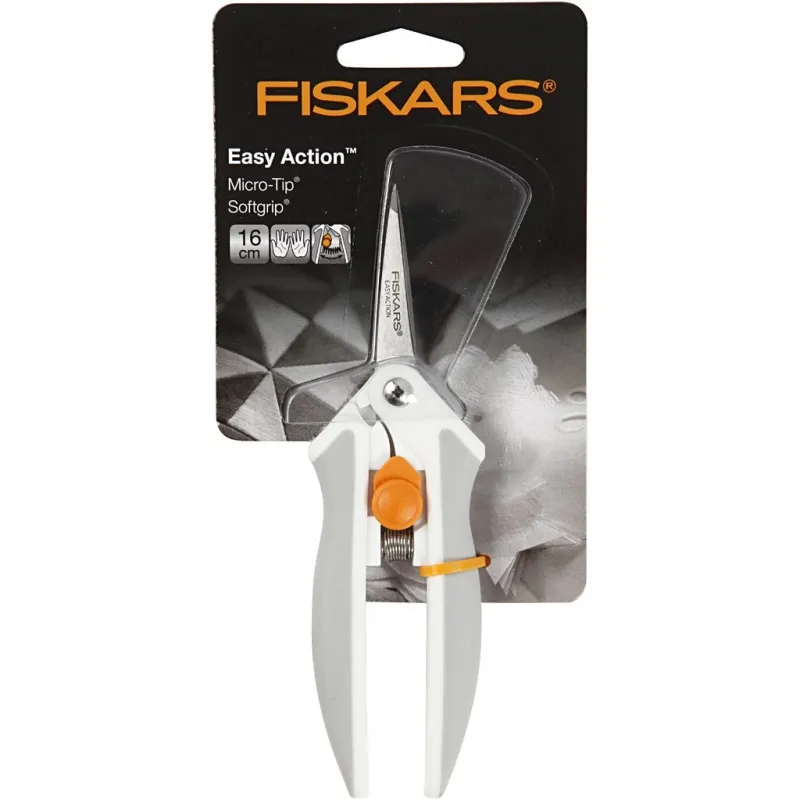 Fiskars Easy Action Softgrip Micro Tip, L 15 cm, micro spids, 1 Stk