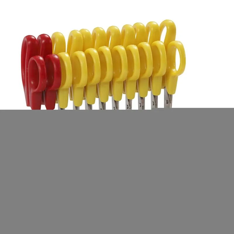 Kinderschere, L 12,5 cm, Rund, 12 Stk/ 1 Pck