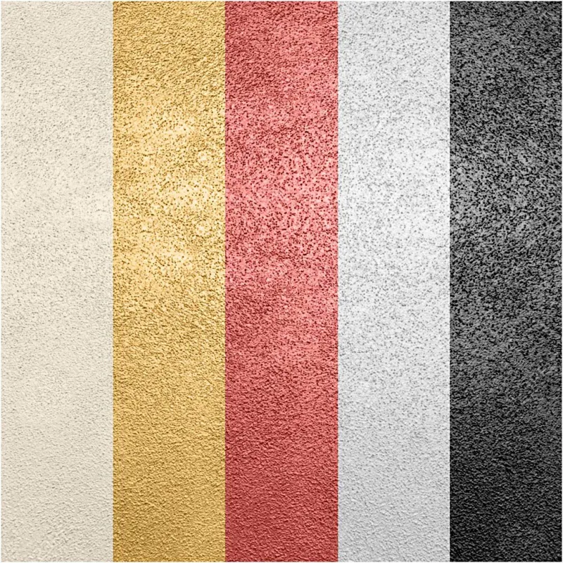 3D Liner, Metallic, Deckend, Metallic-Farben, 5x100 ml/ 1 Pck
