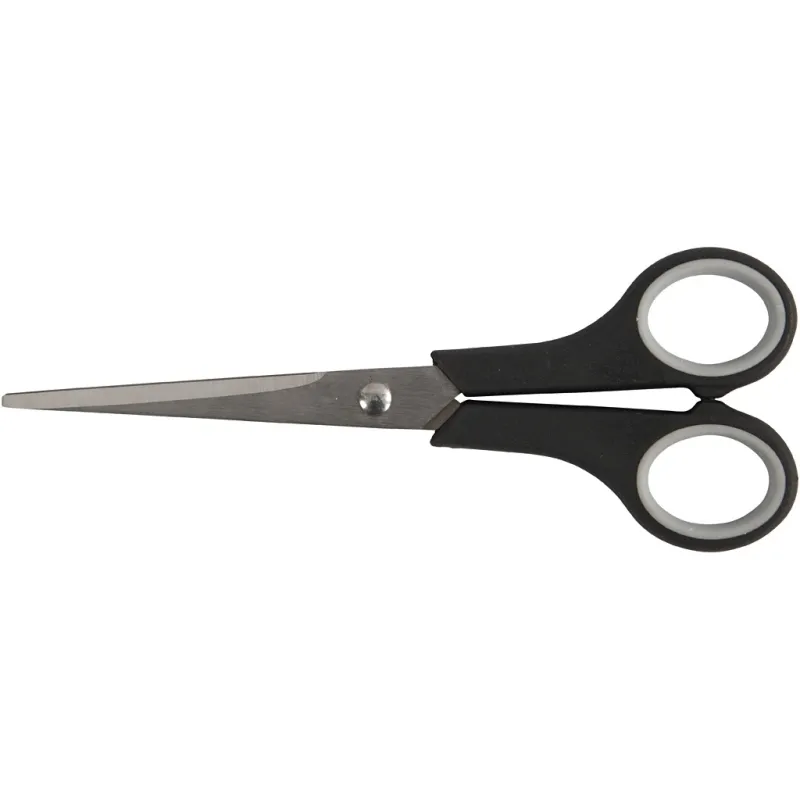 Allzweckschere, L 17 cm, Spitz, für Rechts- und Linkshänder , 1 Stk