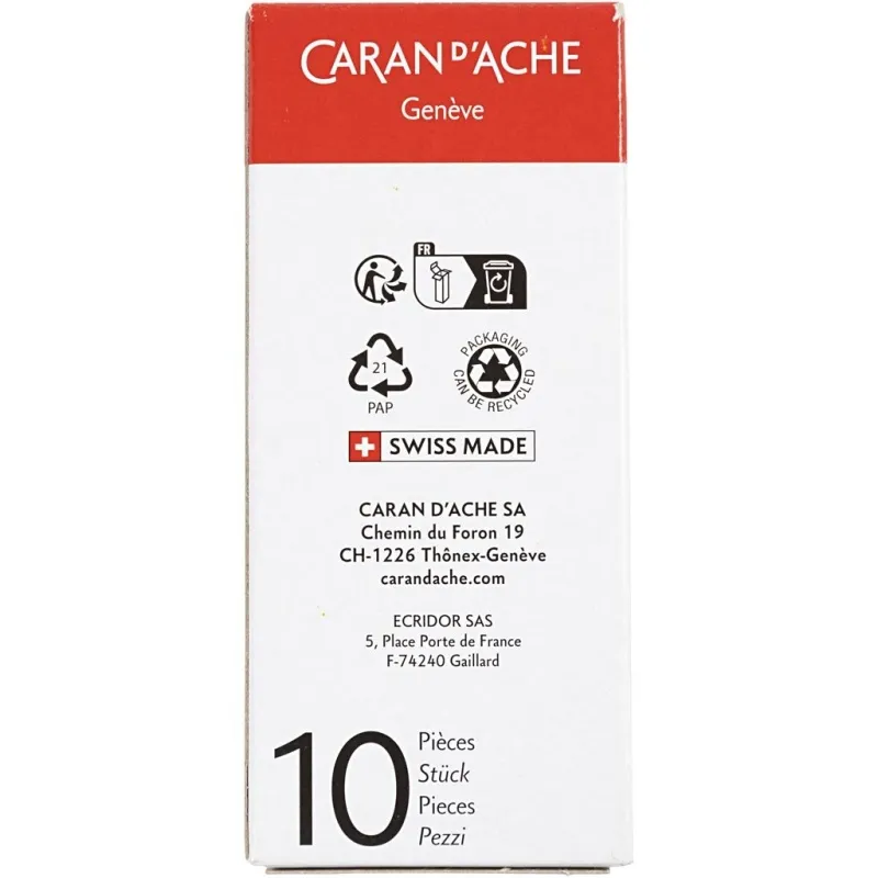 CARAN D’ACHE Neocolor I - Ölkreide, L 10 cm, Dicke 8,5 mm, Ultramarin (140), 10 Stk/ 1 Pck