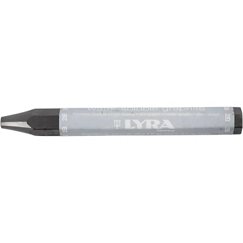 Lyra Grafit-Aquarell-Stifte, L 6,5 cm, 2B,6B,9B, 24 Stk/ 1 Pck
