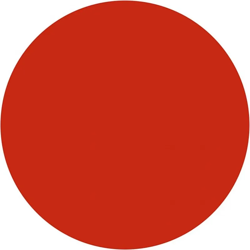Wasserfarben, H 16 mm, D 44 mm, Rot, 6 Stk/ 1 Pck