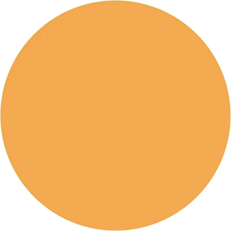 Wasserfarben, H 16 mm, D 44 mm, Hellorange, 6 Stk/ 1 Pck