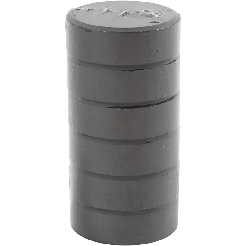 Wasserfarben, H 19 mm, D 57 mm, Schwarz, 6 Stk/ 1 Pck