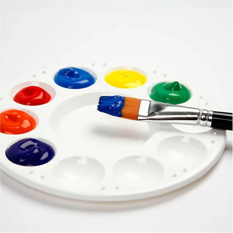 Acrylfarben, Mattglänzend, Halbtransparent, Primärrot, 500 ml/ 1 Fl.
