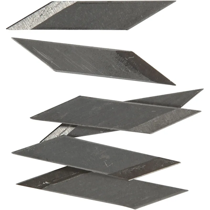 Ersatzklingen für Bastelmesser , B 3 mm, 50 Stk/ 1 Pck