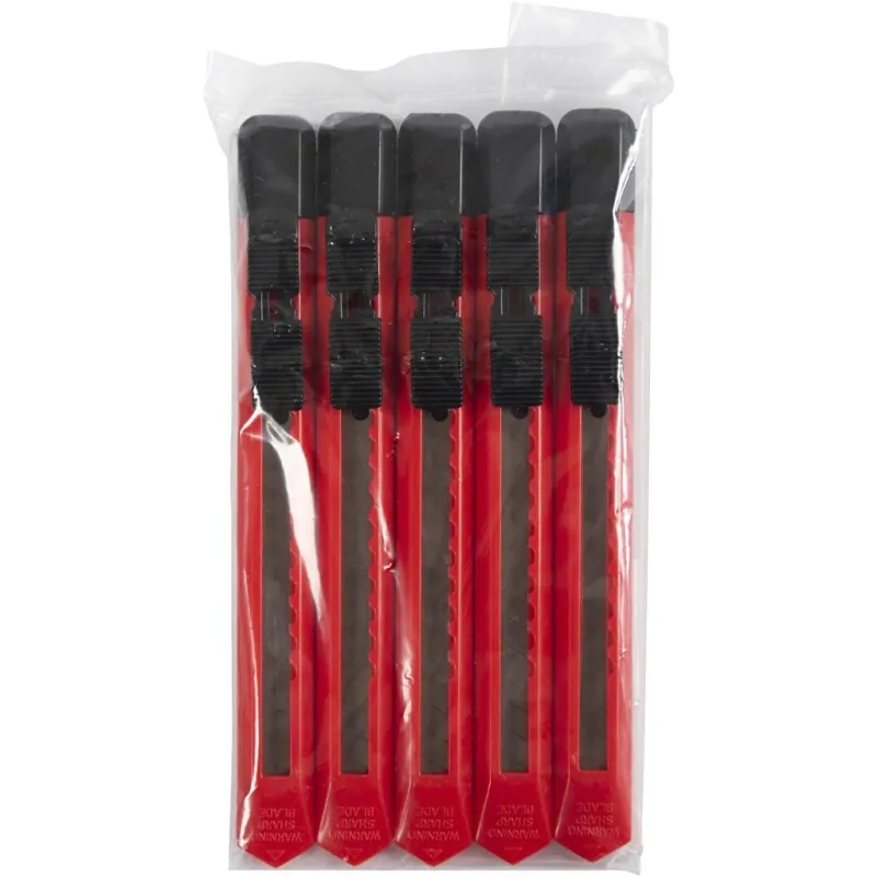 Cuttermesser, L 13 cm, 5 Stk/ 1 Pck