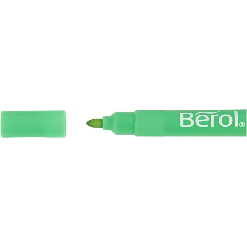 Berol Colour Broad Filzstifte, D 10 mm, Strichstärke 1-1,7 mm, Sortierte Farben, 12 Stk/ 1 Pck