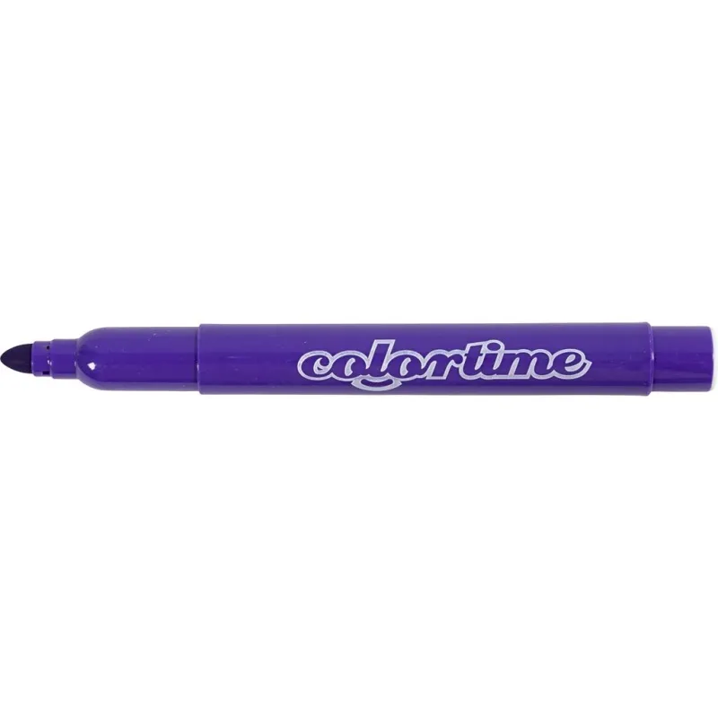 Colortime Marker, Strichstärke 5 mm, Flieder, 12 Stk/ 1 Pck