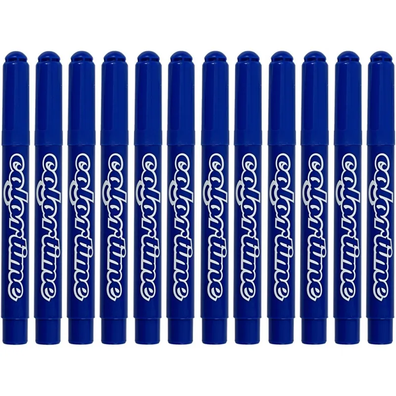 Colortime Marker, Strichstärke 5 mm, Blau, 12 Stk/ 1 Pck