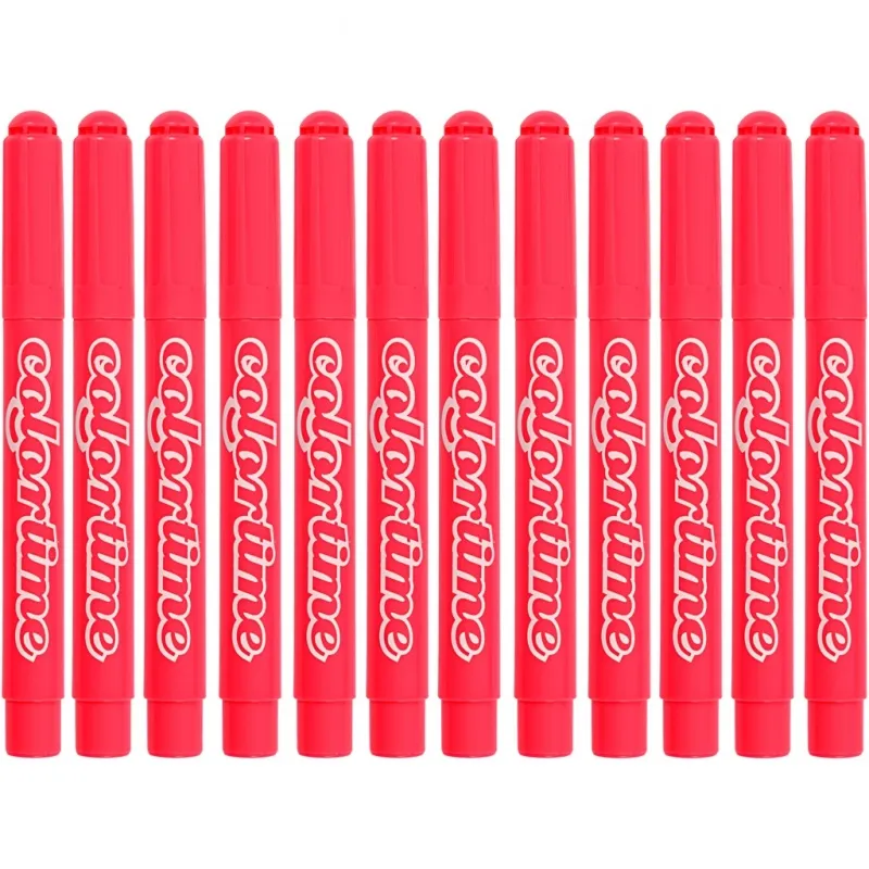 Colortime Marker, Strichstärke 5 mm, Pink, 12 Stk/ 1 Pck