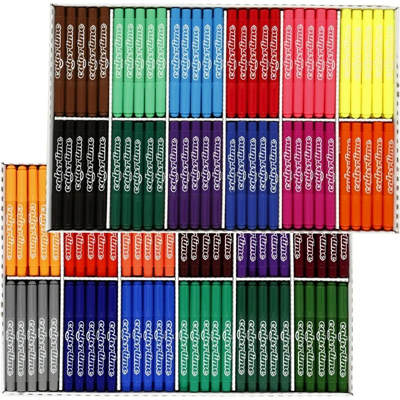Colortime Marker, Strichstärke 5 mm, Sortierte Farben, 576 Stk/ 1 Pck