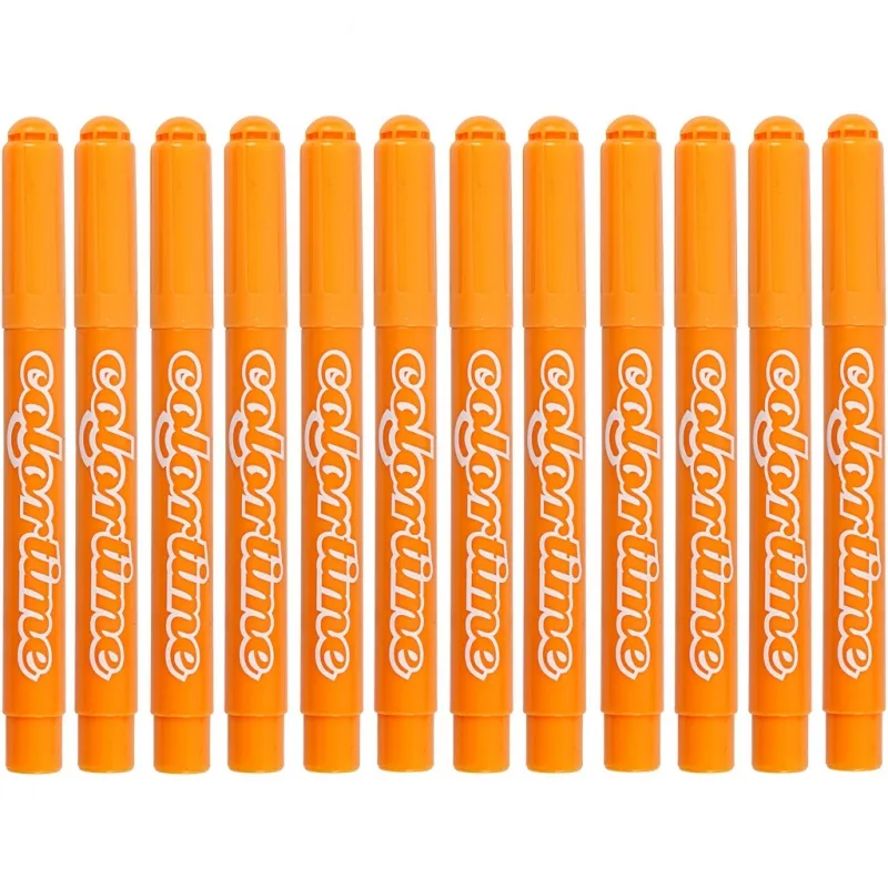 Colortime Marker, Strichstärke 5 mm, Warm gelb, 12 Stk/ 1 Pck