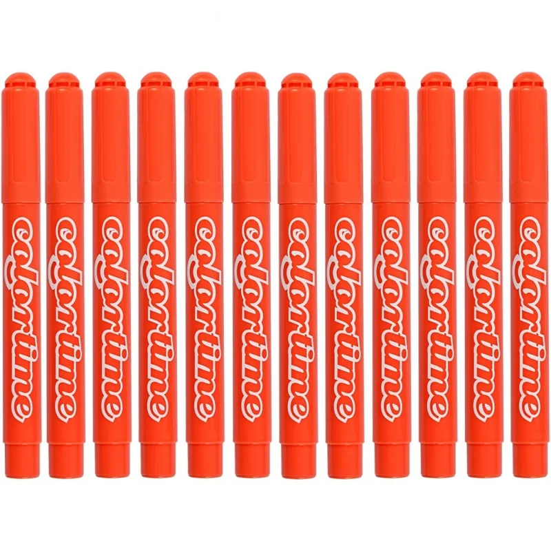 Colortime Marker, Strichstärke 5 mm, Mandarin, 12 Stk/ 1 Pck