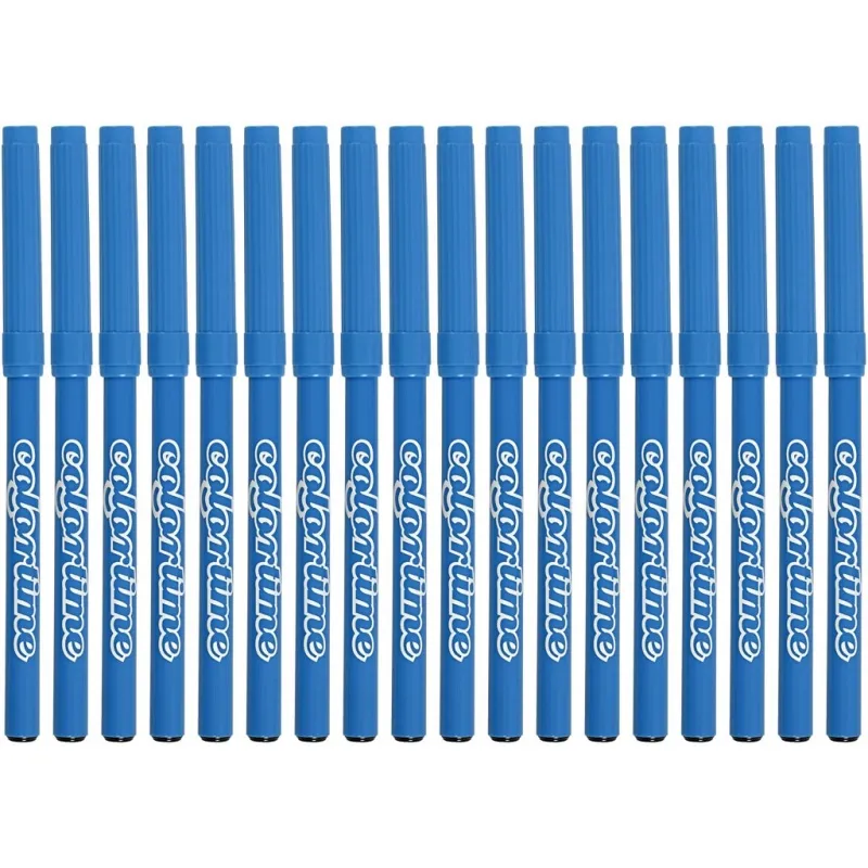 Colortime Marker, Strichstärke 2 mm, Hellblau, 18 Stk/ 1 Pck