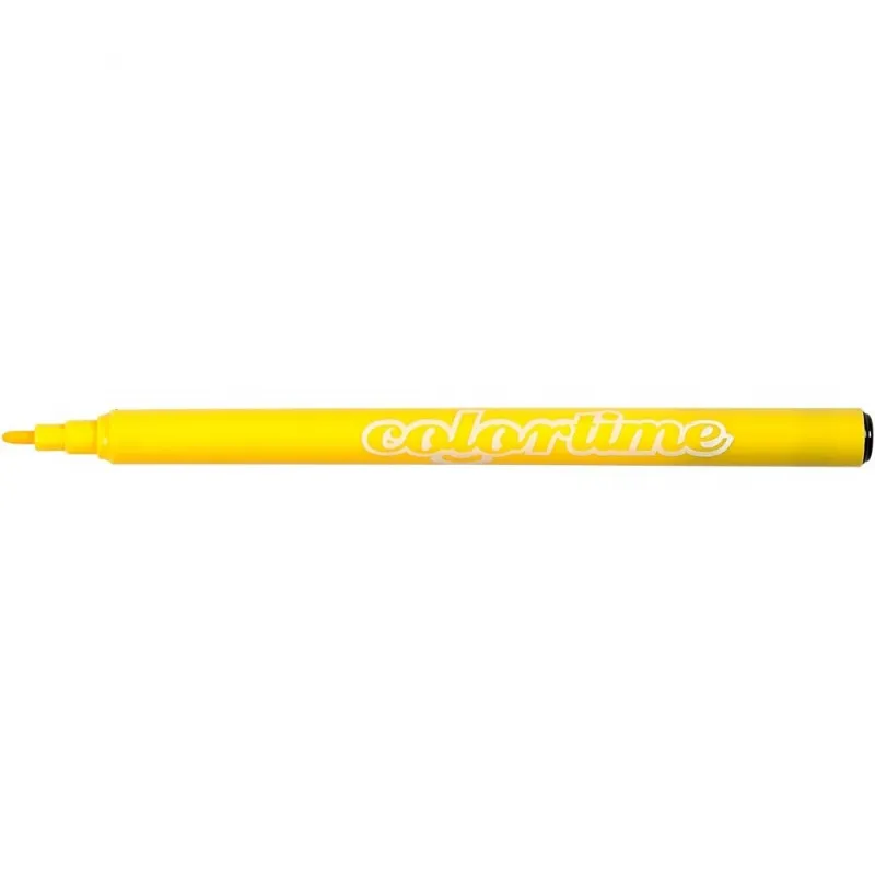 Colortime Marker, Strichstärke 2 mm, Zitronengelb, 18 Stk/ 1 Pck