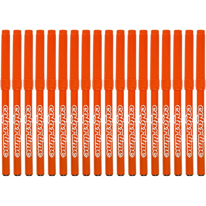 Colortime Marker, Strichstärke 2 mm, Orange, 18 Stk/ 1 Pck