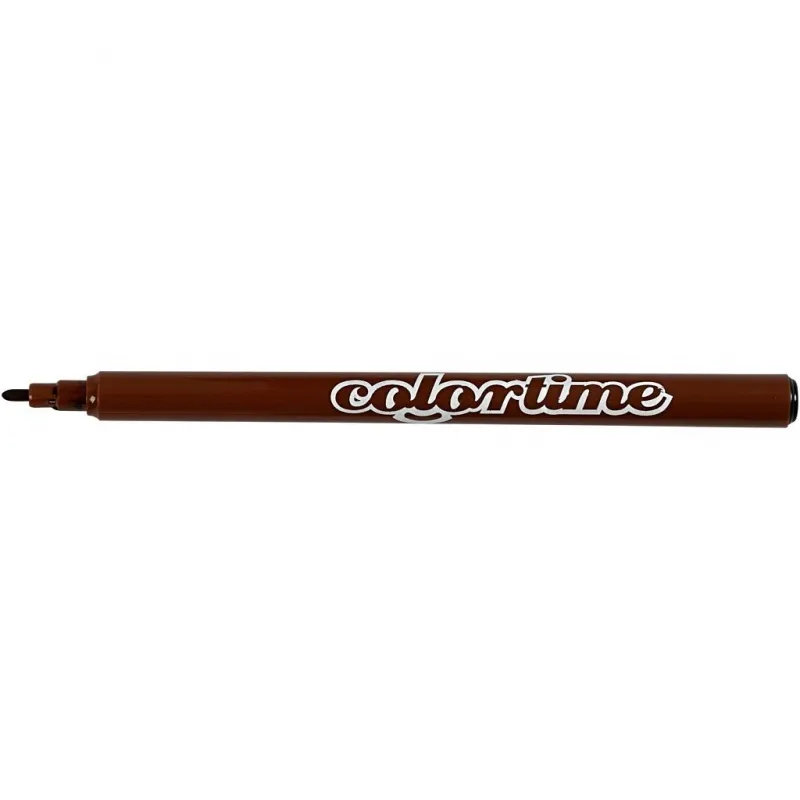Colortime Marker, Strichstärke 2 mm, Braun, 18 Stk/ 1 Pck
