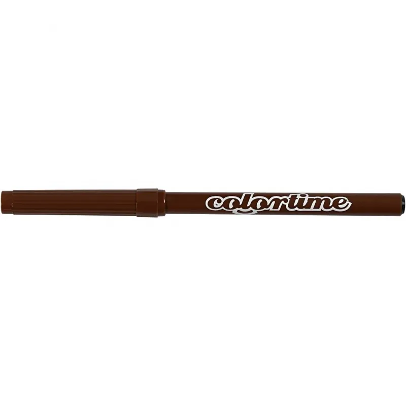 Colortime Marker, Strichstärke 2 mm, Braun, 18 Stk/ 1 Pck