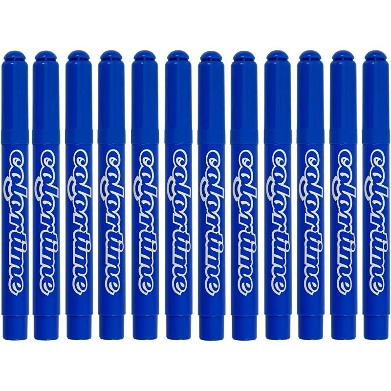 Colortime Marker, Strichstärke 5 mm, Azure, 12 Stk/ 1 Pck