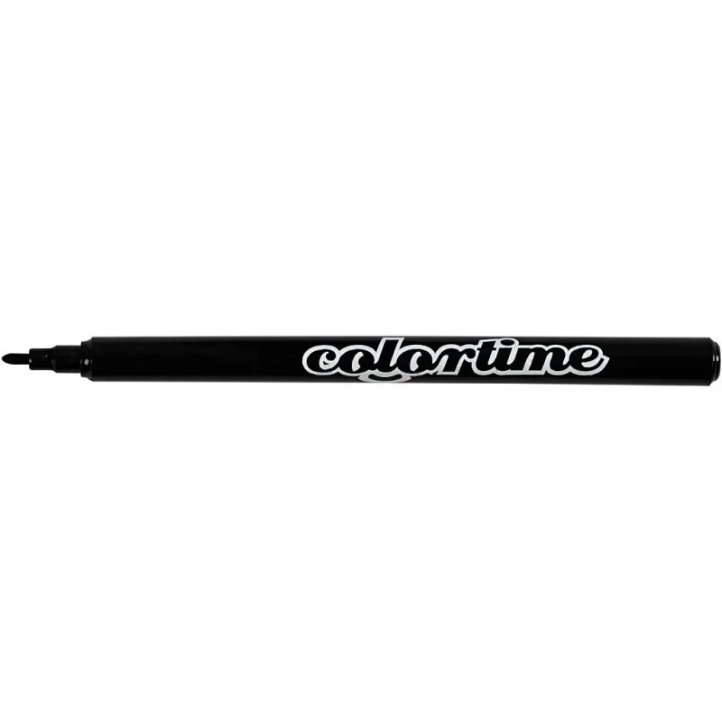 Colortime Marker, Strichstärke 2 mm, Schwarz, 18 Stk/ 1 Pck