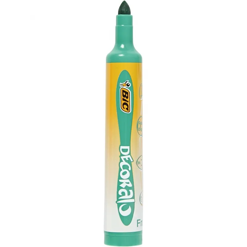 BIC Decoralo Jumbo-Filzstifte, Strichstärke 4 mm, Sortierte Farben, 30 Stk/ 1 Dose