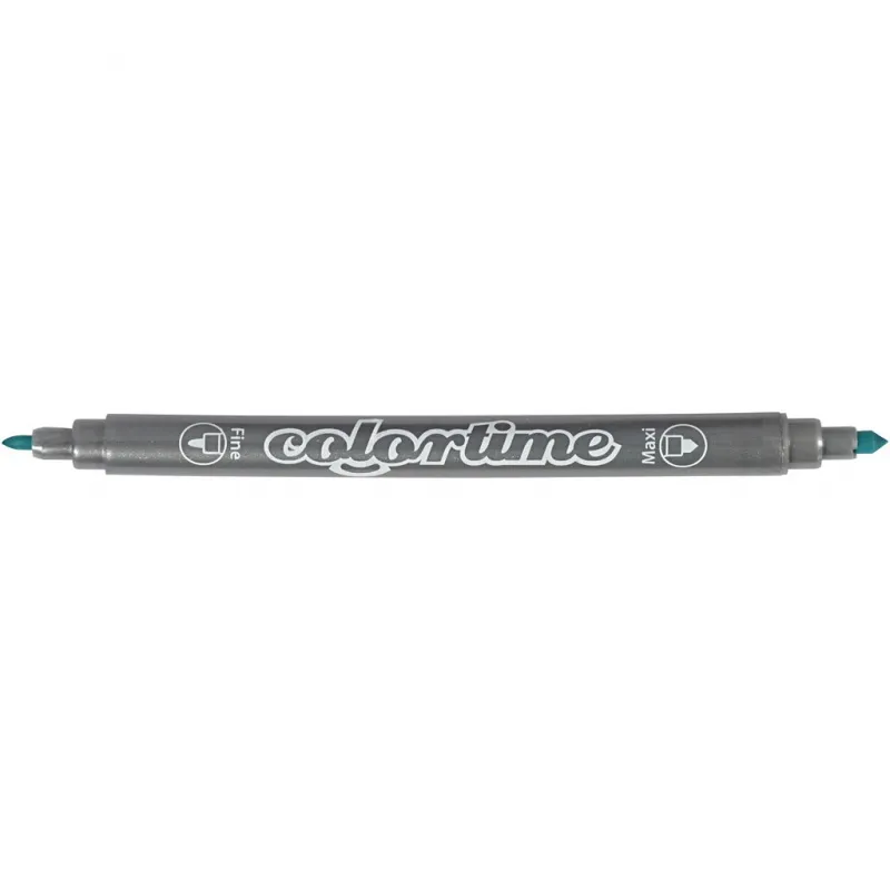 Colortime Dual-Filzstifte, Strichstärke 2,3+3,6 mm, Pastellfarben, 6 Stk/ 1 Pck