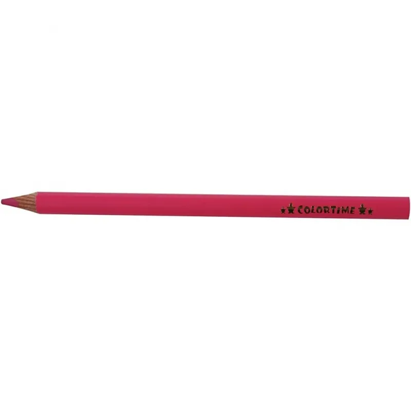 Colortime Buntstifte, L 17,45 cm, Mine 5 mm, JUMBO, Pink, 12 Stk/ 1 Pck