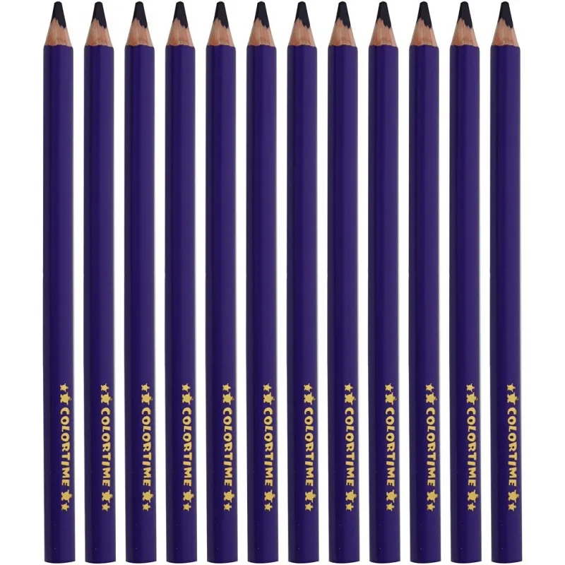 Colortime Buntstifte, L 17,45 cm, Mine 5 mm, JUMBO, Flieder, 12 Stk/ 1 Pck
