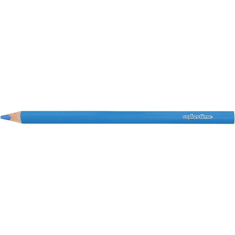 Colortime Buntstifte, L 17,45 cm, Mine 5 mm, JUMBO, Blau, 12 Stk/ 1 Pck
