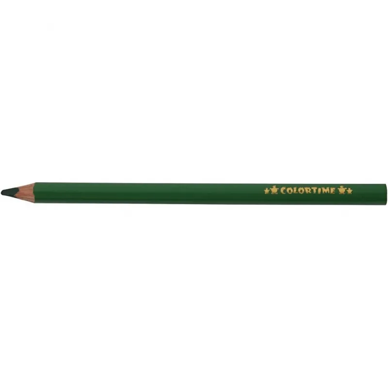 Colortime Buntstifte, L 17,45 cm, Mine 5 mm, JUMBO, Grün, 12 Stk/ 1 Pck