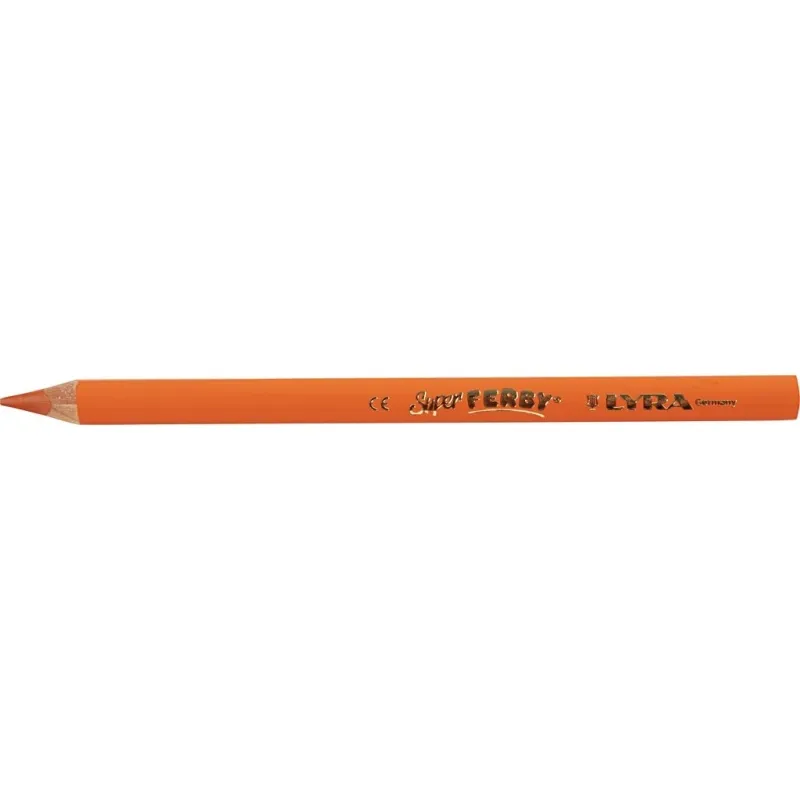 Super Ferby 1 Buntstifte, L 18 cm, Mine 6,25 mm, Orange, 12 Stk/ 1 Pck
