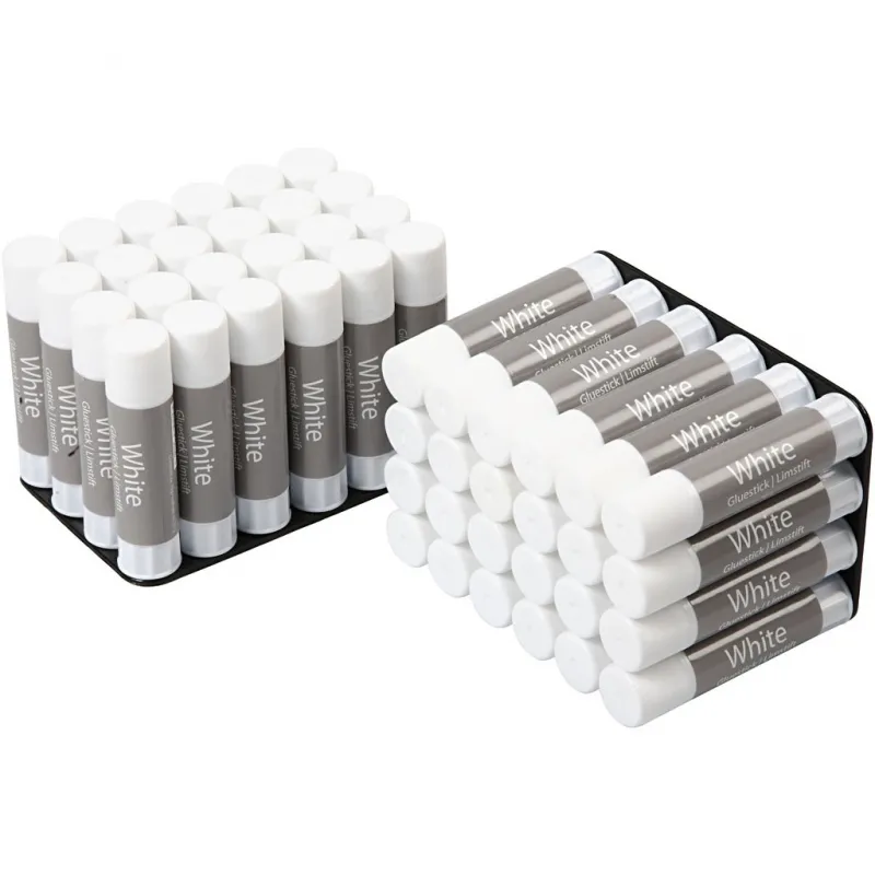 Weißer Klebestift, 10 g, 48 Stk/ 1 Pck