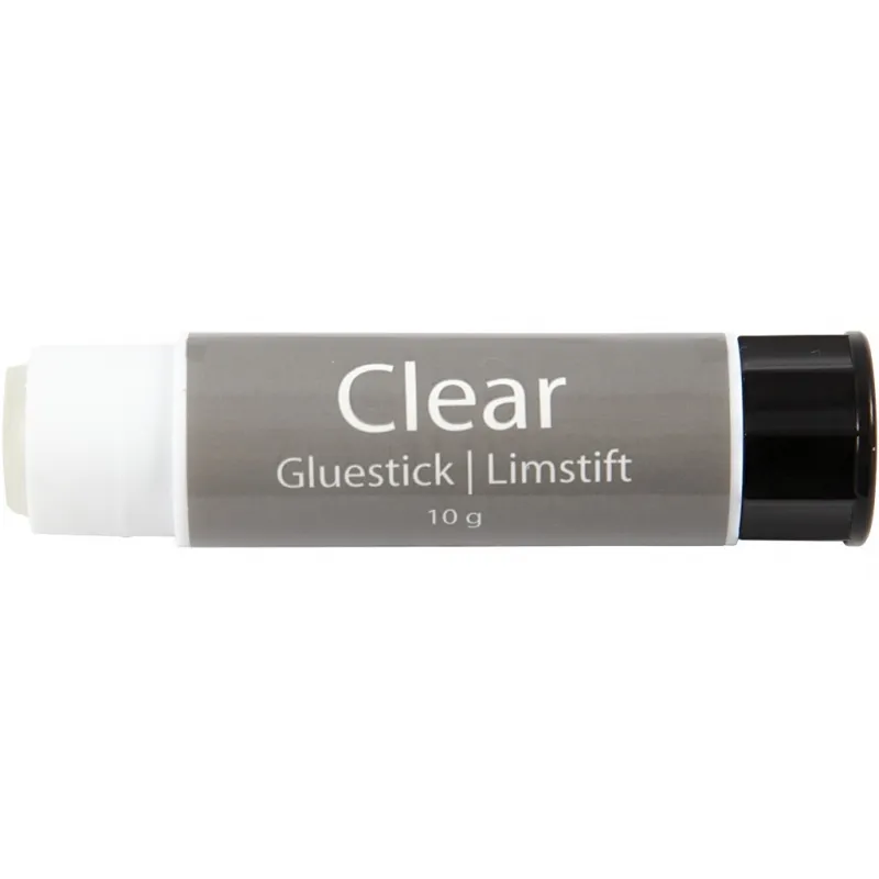 Transparenter Klebestift, Rund, 10 g, 2 Stk/ 1 Pck