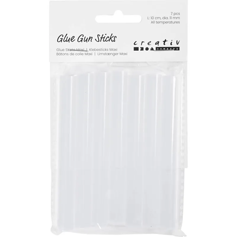 Klebesticks Maxi, L 10 cm, D 11 mm, 7 Stk/ 1 Pck