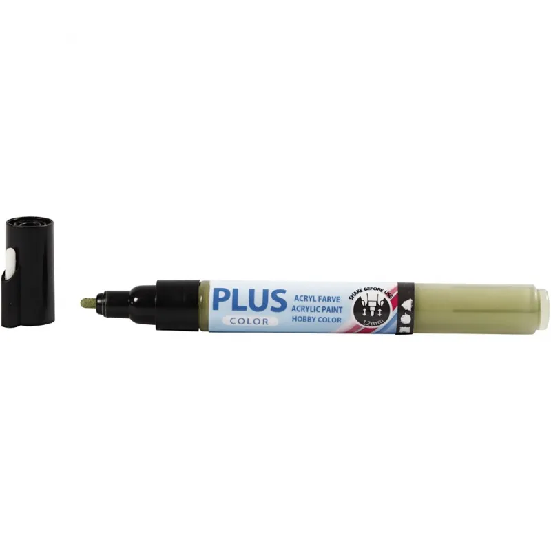 Plus Color Marker, L 14,5 cm, Strichstärke 1-2 mm, Eukalyptus, 5,5 ml, 1 Stk
